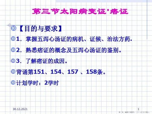 9-第三节太阳病变证-痞证-上热下寒证