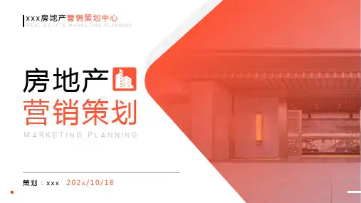 房地产营销策划PPT模版