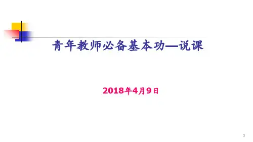如何说课 ppt课件