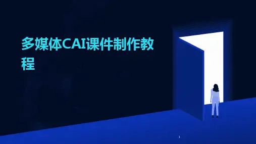 2024年度-多媒体CAI课件制作教程