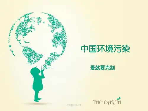 中国环境污染问题 PPT