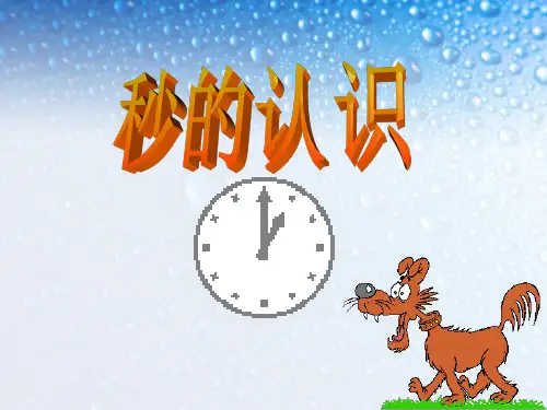 三年级数学上册课件-1.  《秒的认识》-人教版(共19张PPT)