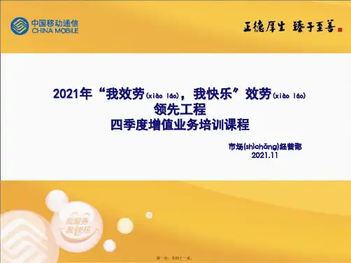 增值业务培训材料(ppt版)