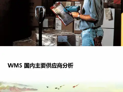 【智慧工厂 精】WMS-主要供应商分析