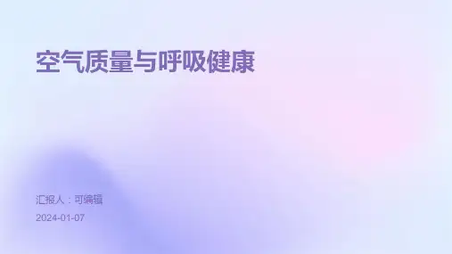 空气质量与呼吸健康