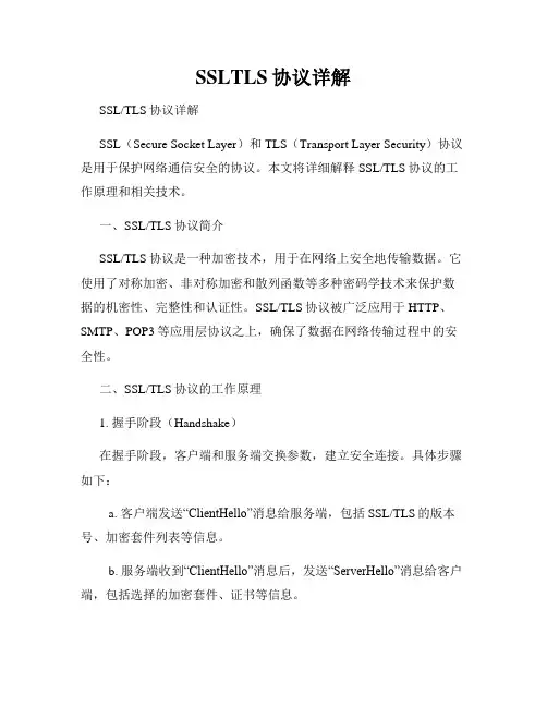 SSLTLS协议详解