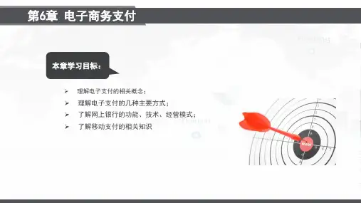 重大社2023《电子商务概论(第2版)》教学课件【第六章】 电子商务支付