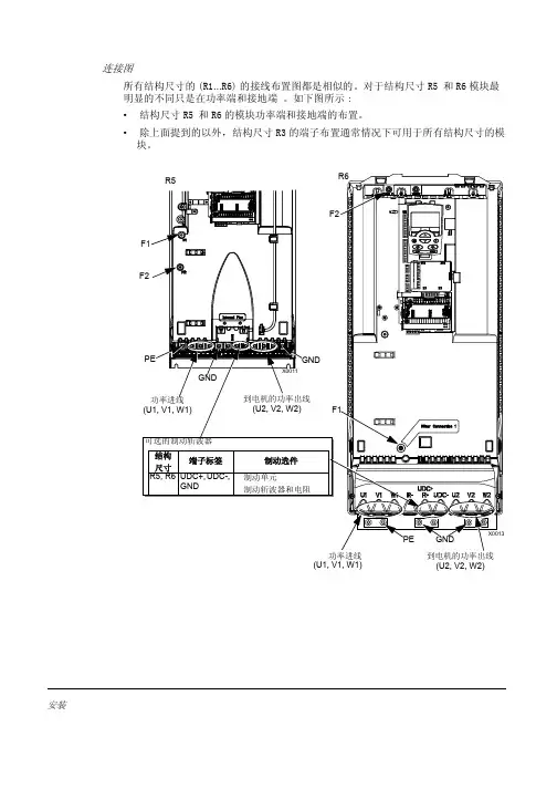abb acs550 接线安装图