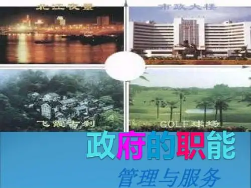 政府的职能