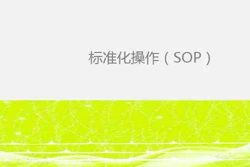 标准化操作 (SOP)ppt课件