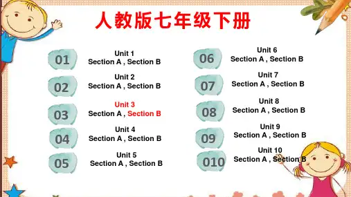 Unit3SectionB词汇精讲课件人教版英语七年级下册