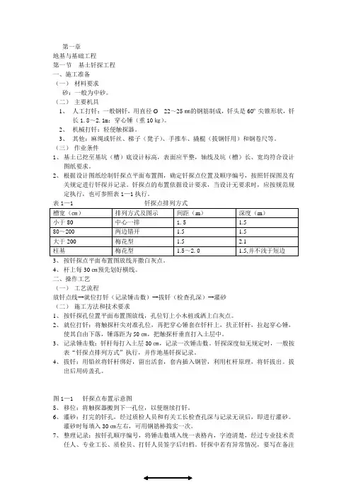 技术交底表格及范本