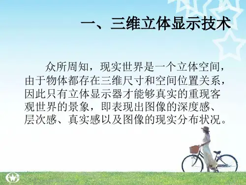 三维显示技术