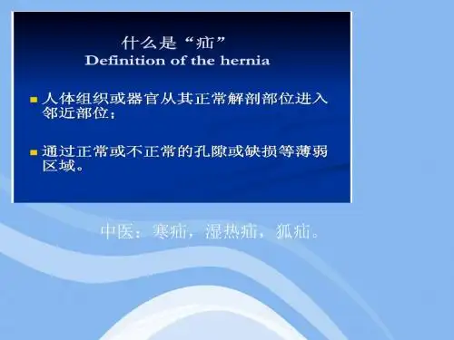 常见疝 C T影像诊断ppt课件