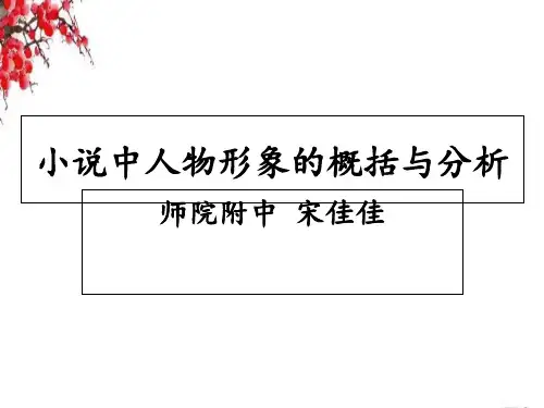 小说人物形象概括与分析 ppt课件