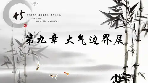 第9章 大气边界层概述