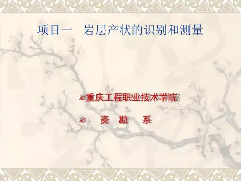 岩层产状的识别与测量