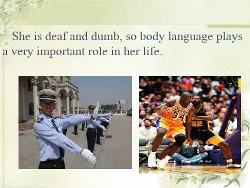 2018-2019学年高中英语(人教版)必修4专题归纳总结课件：Unit4 Body Language文本研读课1