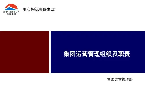 旭辉集团运营管理组织保障