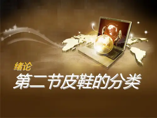 精品鞋课件：第二节皮鞋的分类