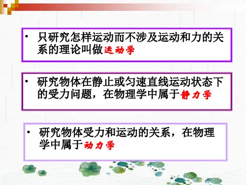 新版人教版必修1 《牛顿第一定律》(共20张PPT)学习PPT