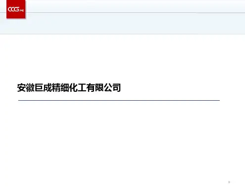 安徽巨成精细化工