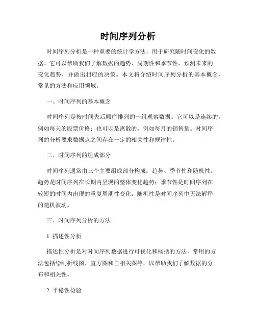 时间序列分析