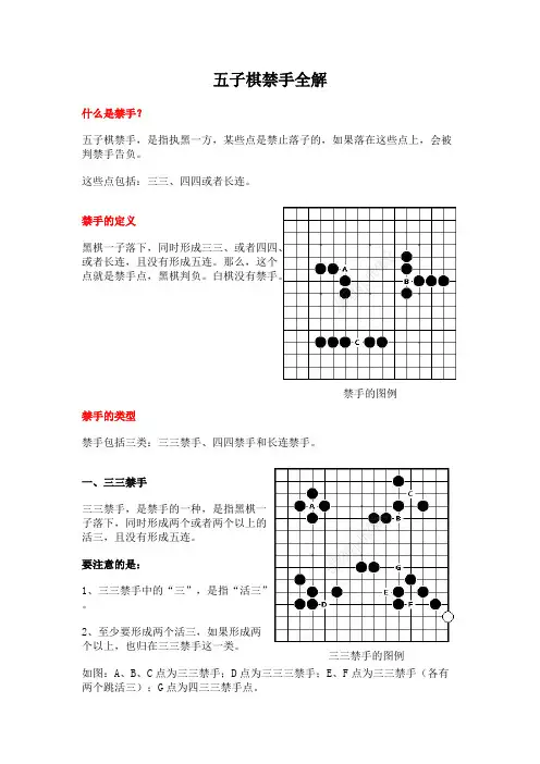 五子棋禁手全解