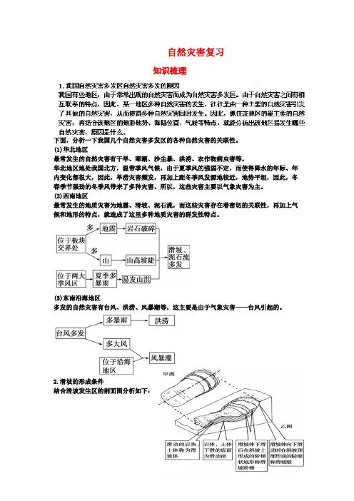 自然灾害知识整理