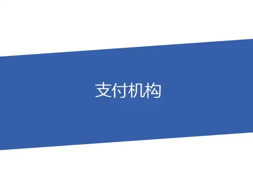 支付 机构