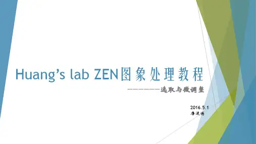 关于激光共聚焦显微镜拍照后图像的处理
