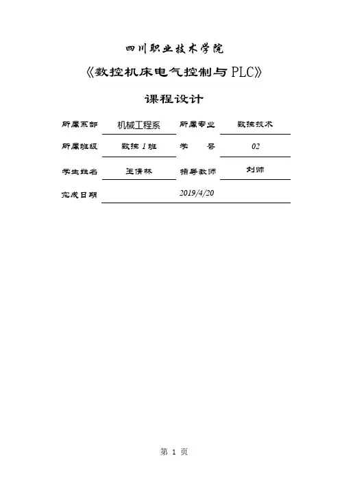 CA6140车床电气控制改造PLC控制19页