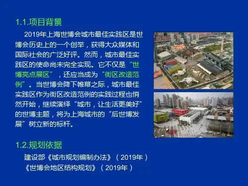 2019年上海世博会地区结构规划 共29页