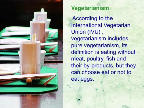 vegetarian素食主义者简介课件