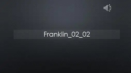 卡通动画小乌龟Franklin_02_02【声音字幕同步PPT】