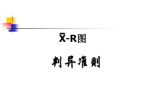 判异准则