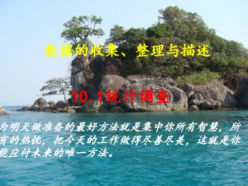 人教版七年级下册数学第十章10.1统计调查(共63张)PPT课件