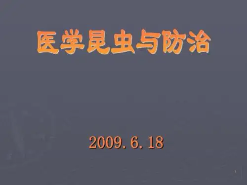医学昆虫与防治ppt课件