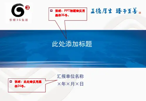 总经理办公会汇报PPT(模板2)