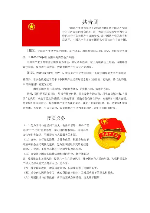 共青团资料