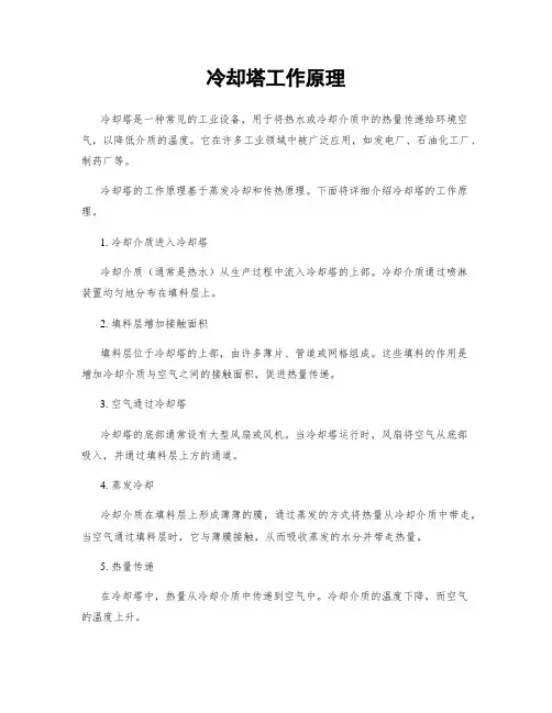 冷却塔工作原理