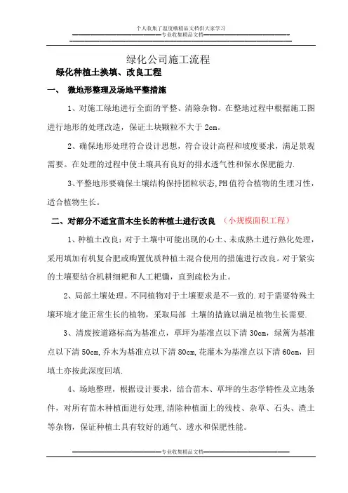 绿化工程施工流程 (1)