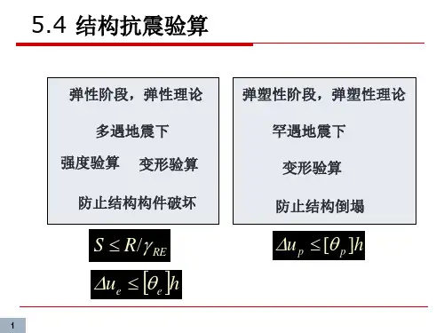 地震作用和结构抗震设计要点4