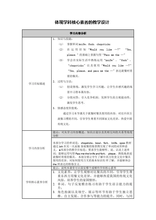 【作业表单】体现学科核心素养的教学设计 (39)