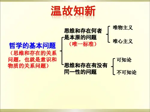 唯物主义和唯心主义