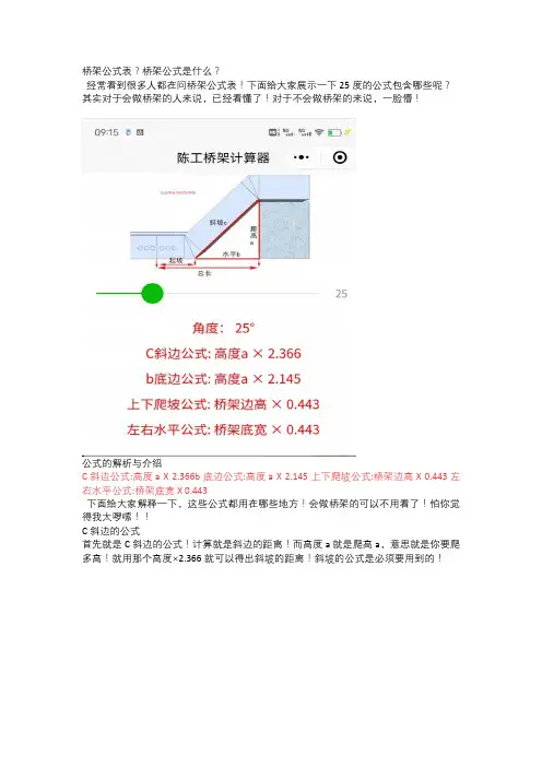 桥架公式表？桥架公式是什么？