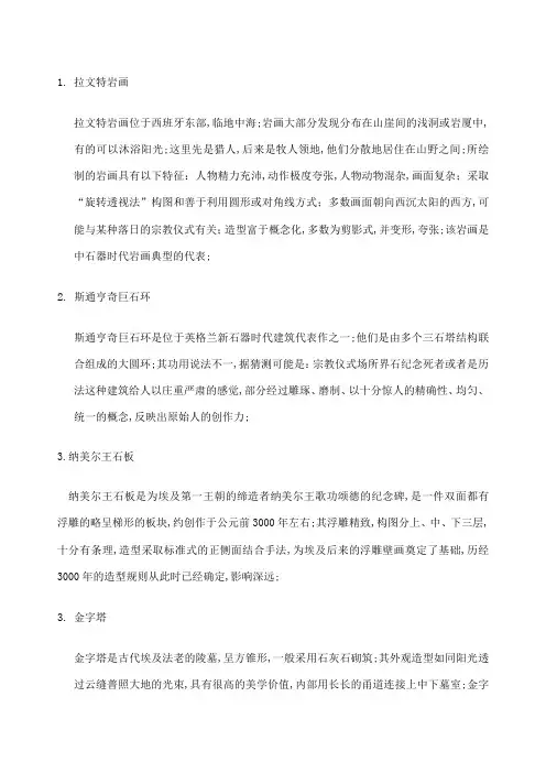 外国美术史名词解释