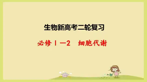 生物新高考二轮复习：必修Ⅰ-2 细胞代谢