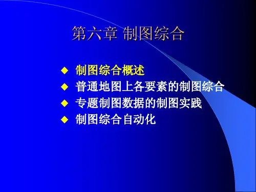 第六章 地图综合(1)