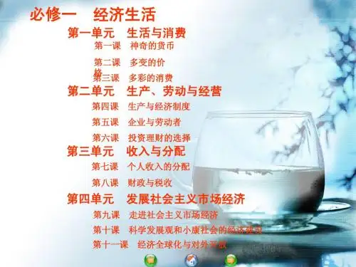 高中政治目录